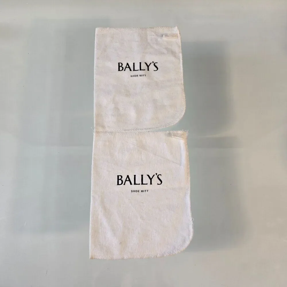 Vintage Bally's Casino 2 Shoe Mitts Las Vegas Strip Hotel Cloth Mitts